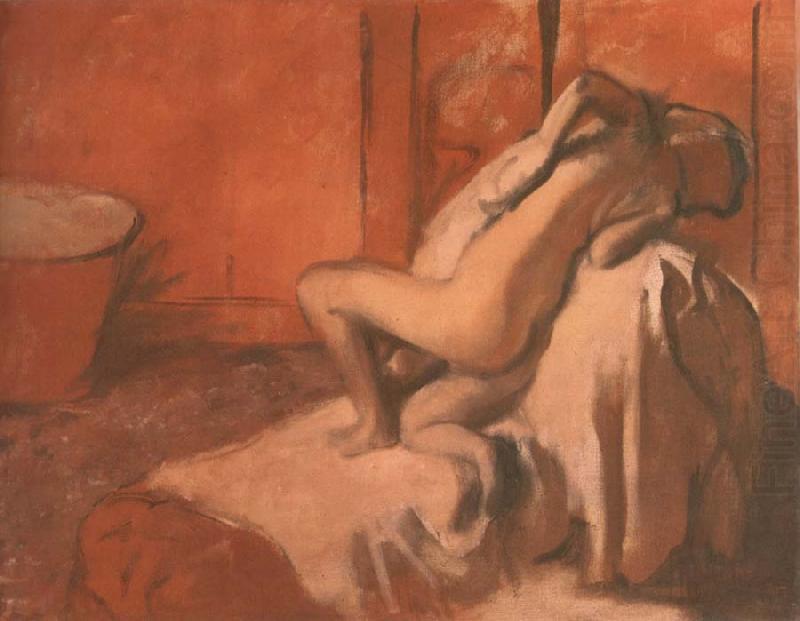 Edgar Degas After the Bath china oil painting image